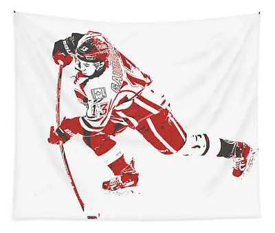 Johnny Gaudreau Calgary Flames Pixel Art 3 Joe Hamilton Tapestry