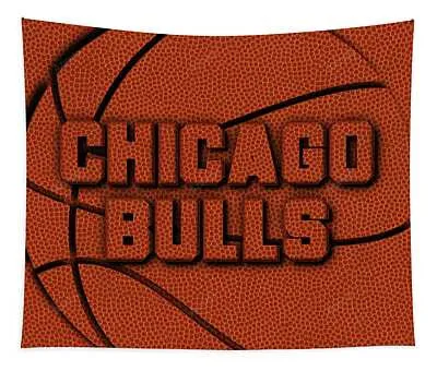 Chicago Bulls Leather Art 2 Joe Hamilton Tapestry