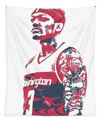 Bradley Beal Washington Wizards Pixel Art 6 Joe Hamilton Tapestry