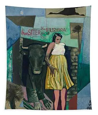 Der Stier Und Die Europa Karl Wiener Austrian Tapestry