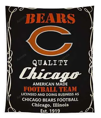 Chicago Bears Whiskey Joe Hamilton Tapestry
