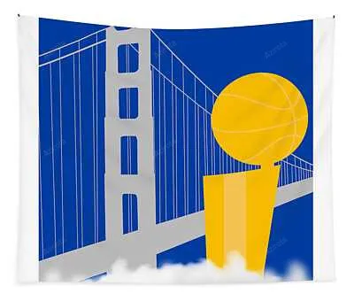 Golden State Warriors Champions Art Joe Hamilton Tapestry