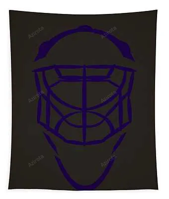 Los Angeles Kings Goalie Mask Joe Hamilton Tapestry