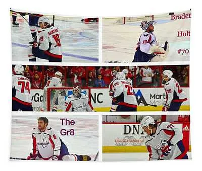 Caps Collage 2 Lisa Wooten Tapestry