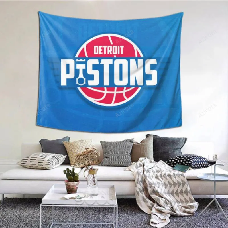 Decorative Wall Tapestry Detroit Pistons tapestry -155702