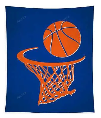 Knicks Team Hoop2 Joe Hamilton Tapestry