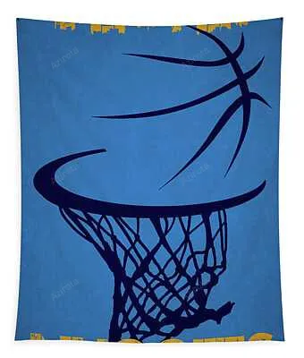 Denver Nuggets Hoop Joe Hamilton Tapestry