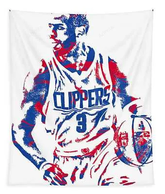 Chris Paul Losangeles Clippers Pixel Art 5 Joe Hamilton Tapestry