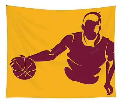 Cavaliers Shadow Player1 Joe Hamilton Tapestry