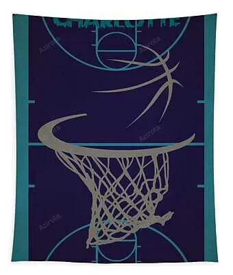 Charlotte Hornets Court Joe Hamilton Tapestry