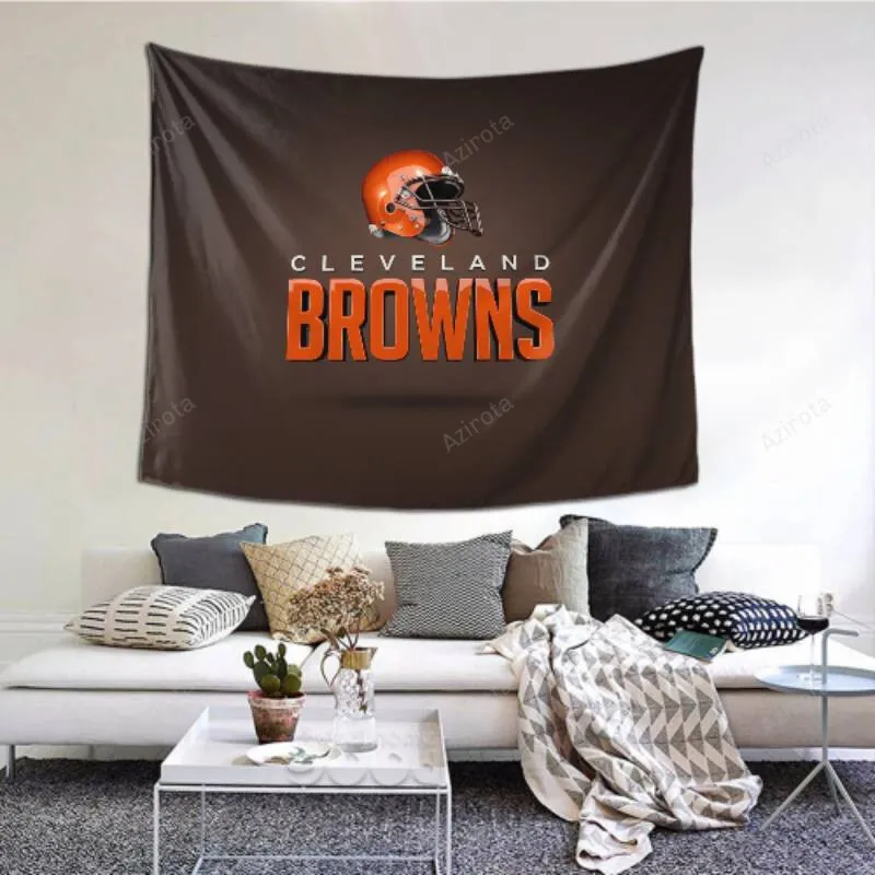 Easy To Hang Cleveland Browns tapestry -154333 For Bedroom Living Room