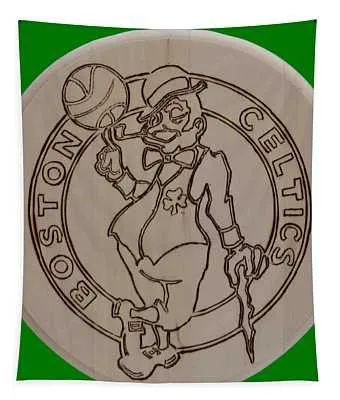 Boston Celtics Est 1946 Sean Connolly Transparent Tapestry