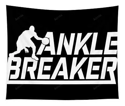Ankle Breaker Player Basketball Patrick Down Transparent Tapestry