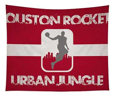 7 Houston Rockets Joe Hamilton Tapestry