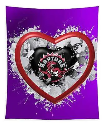 Love Toronto Raptors Alberto Ruiz Tapestry