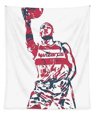 John Wall Washington Wizards Pixel Art 32 Joe Hamilton Tapestry