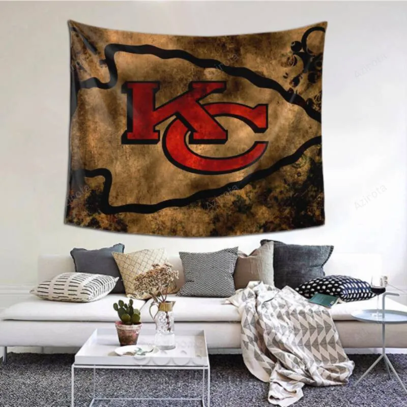 Custom Kansas City Chiefs tapestry -153314 Home Decoration For Outdoor Use