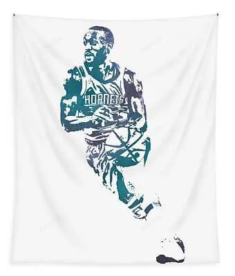 Kemba Walker Charlotte Hornets Pixel Art 51 Joe Hamilton Tapestry
