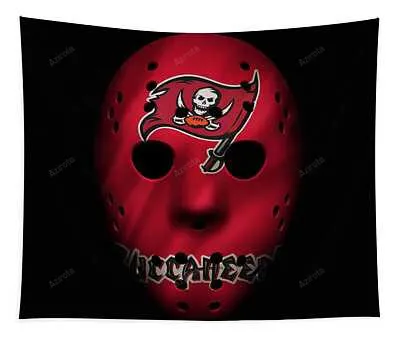 Buccaneers War Mask 3 Joe Hamilton Tapestry