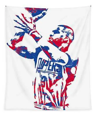 Chris Paul Los Angeles Clippers Pixel Art 4 Joe Hamilton Tapestry