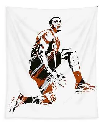 Aaron Gordon Slam Dunk Contest Watercolor Strokes Pixel Art 1 Joe Hamilton Tapestry