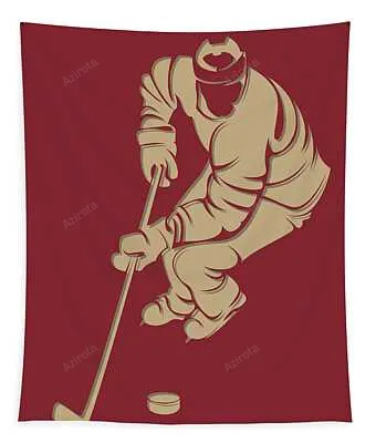 Coyotes Shadow Player3 Joe Hamilton Tapestry