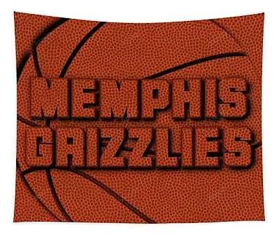 Memphis Grizzlies Leather Art Joe Hamilton Tapestry