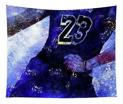 Los Angeles Lakers Basketball Team Playerssport Prints Drawspots Illustrations Tapestry