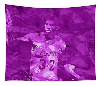 Magic Johnson 32A Brian Reaves Tapestry
