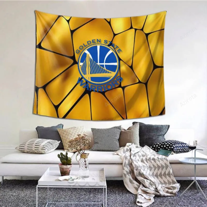 Custom Golden State Warriors tapestry -153415 Home Decoration