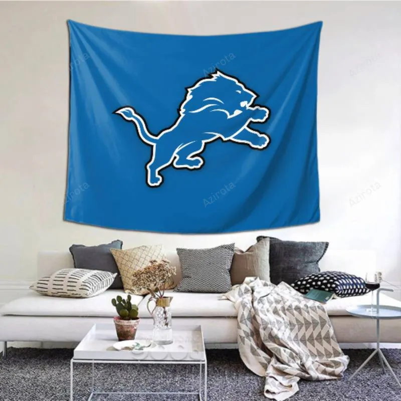 Detroit Lions tapestry -156864 Tapestry Wall Hanging Is Lightweight