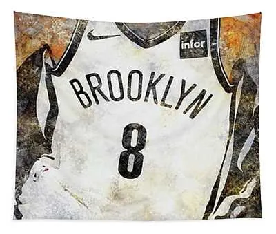 Brooklyn Nets Teamatlanticsports Posters Drawspots Illustrations Tapestry