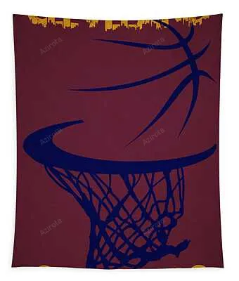 Cleveland Cavaliers Hoop Joe Hamilton Tapestry