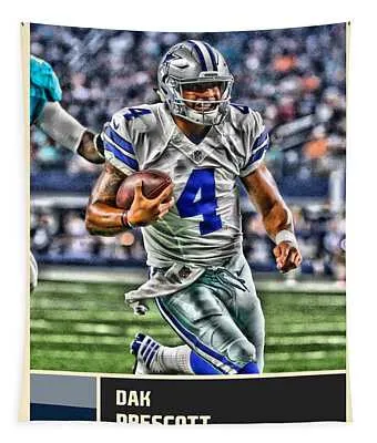 Dak Prescott Dallas Cowboys Joe Hamilton Tapestry