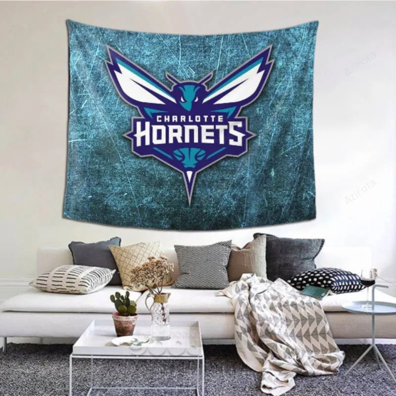 Customized Personalized Charlotte Hornets tapestry -154889 for Picnic Sheet