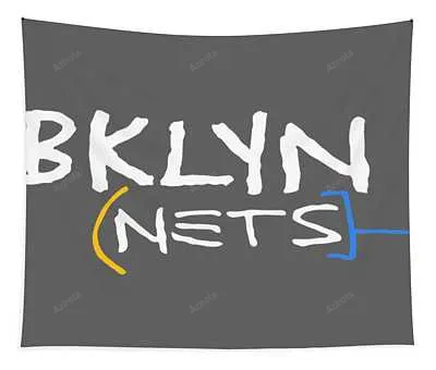Bklyn Nets Brooklyn Basketball Tapestry
