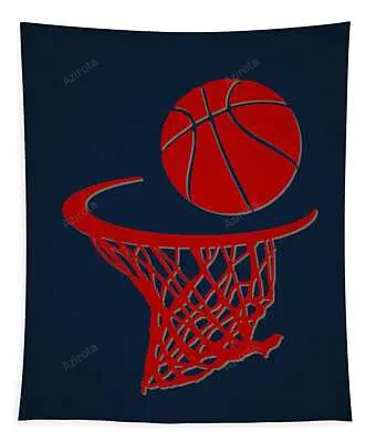 Hawks Team Hoop2 Joe Hamilton Tapestry