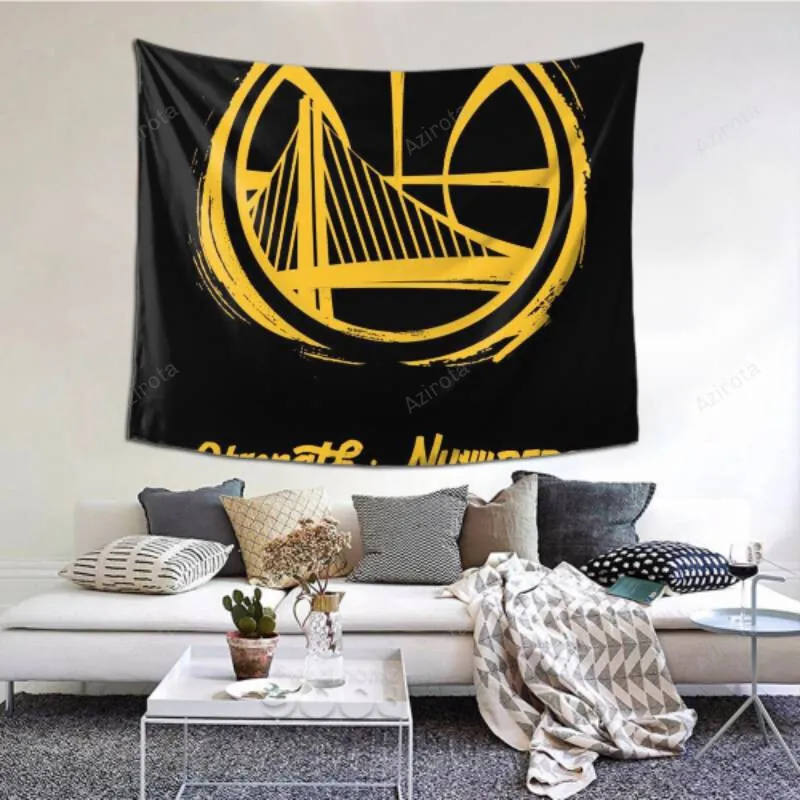 Durable Golden State Warriors tapestry -153323 For Beach Shawl- Scarf- Blanket