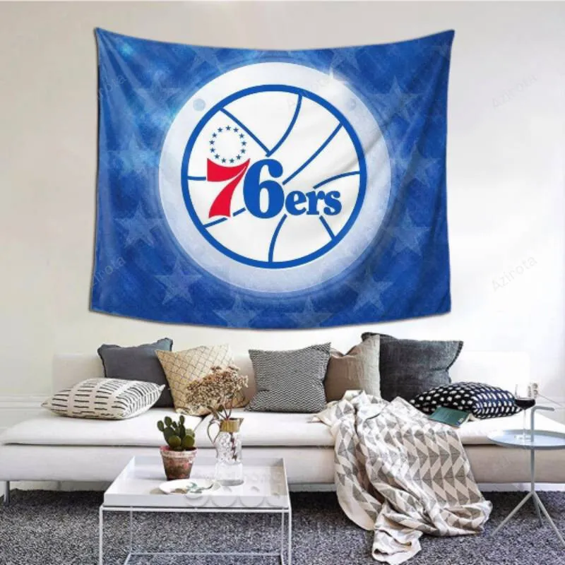 Decorative Wall Tapestry Philadelphia 76ers tapestry -156367