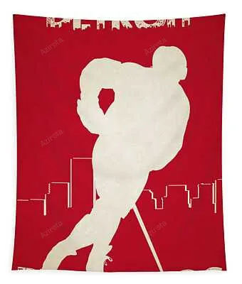 9 Detroit Red Wings Joe Hamilton Tapestry