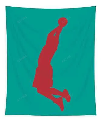 6 Shadow Players Joe Hamilton Tapestry