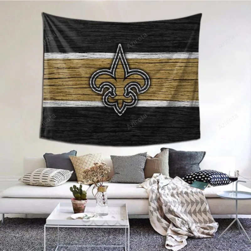 Easy To Hang New Orleans Saints tapestry -155705 For Bedroom Living Room