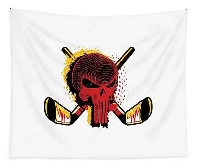 Hockey Lover Chiffon Tapestry