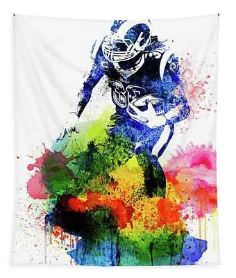 Todd Gurley Watercolor Naxart Studio Tapestry