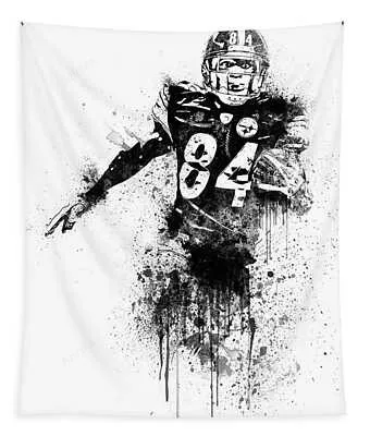 Antonio Brown Watercolor Naxart Studio Tapestry