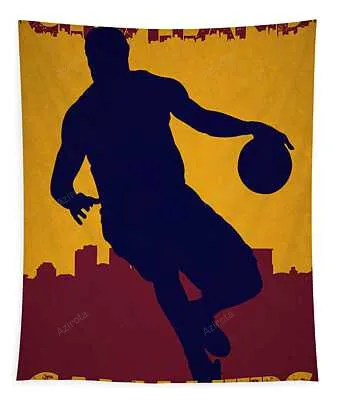 Cleveland Cavaliers Lebron James Joe Hamilton Tapestry