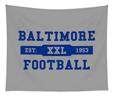 Baltimore Colts Retro Shirt Joe Hamilton Tapestry