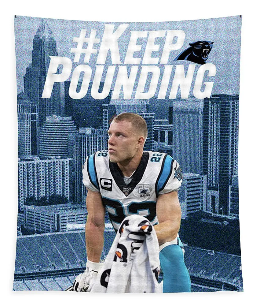 Christian Mccaffrey Stadium Poster Tapestry Gifts For Fans