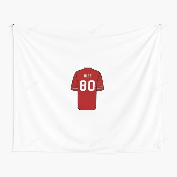 San Francisco 49ers George Kittle Jersey Red Tapestry Gifts For Fans