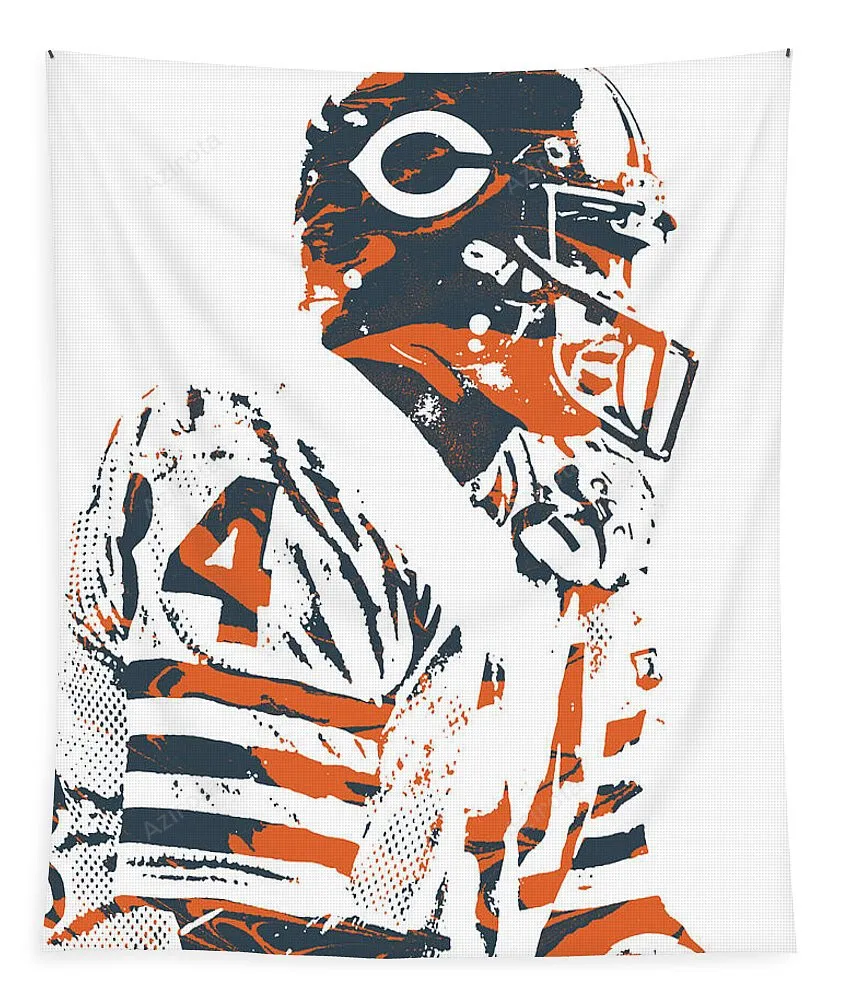 Walter Payton Chicago Bears Pixel Art 10 Tapestry Gifts For Fans